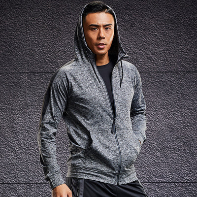 Morning Running Equipment Running Training Clothes Hooded Coat - Emadel Gym